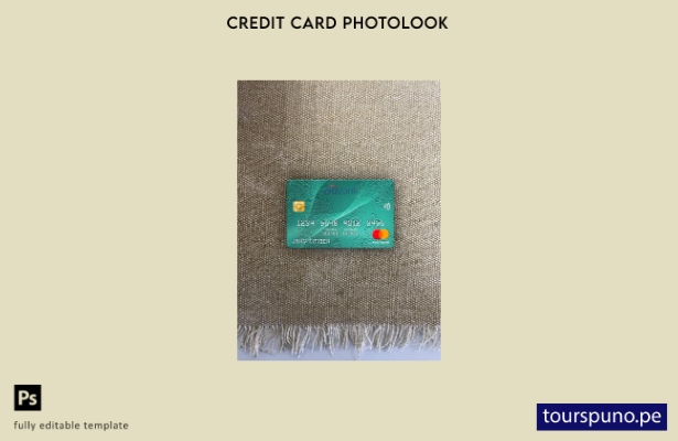 listo para imprimir plantilla frontal de Kenya Citibank mastercard photolook